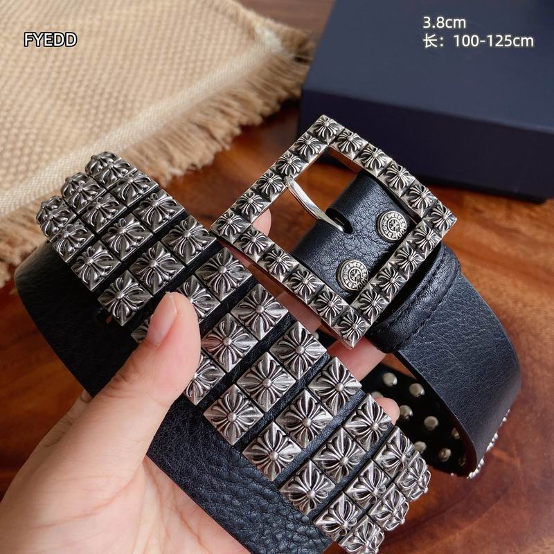 Chrome Hearts belt 38mmX100-125cm 8L61